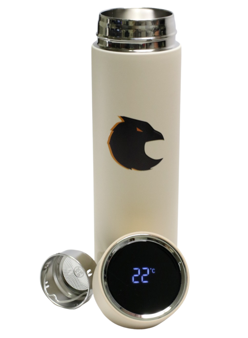 Borraccia Termica ACCIAIO CALDO / FREDDO con LED 500 ml e FILTRO per TISANE Gallery Image 1