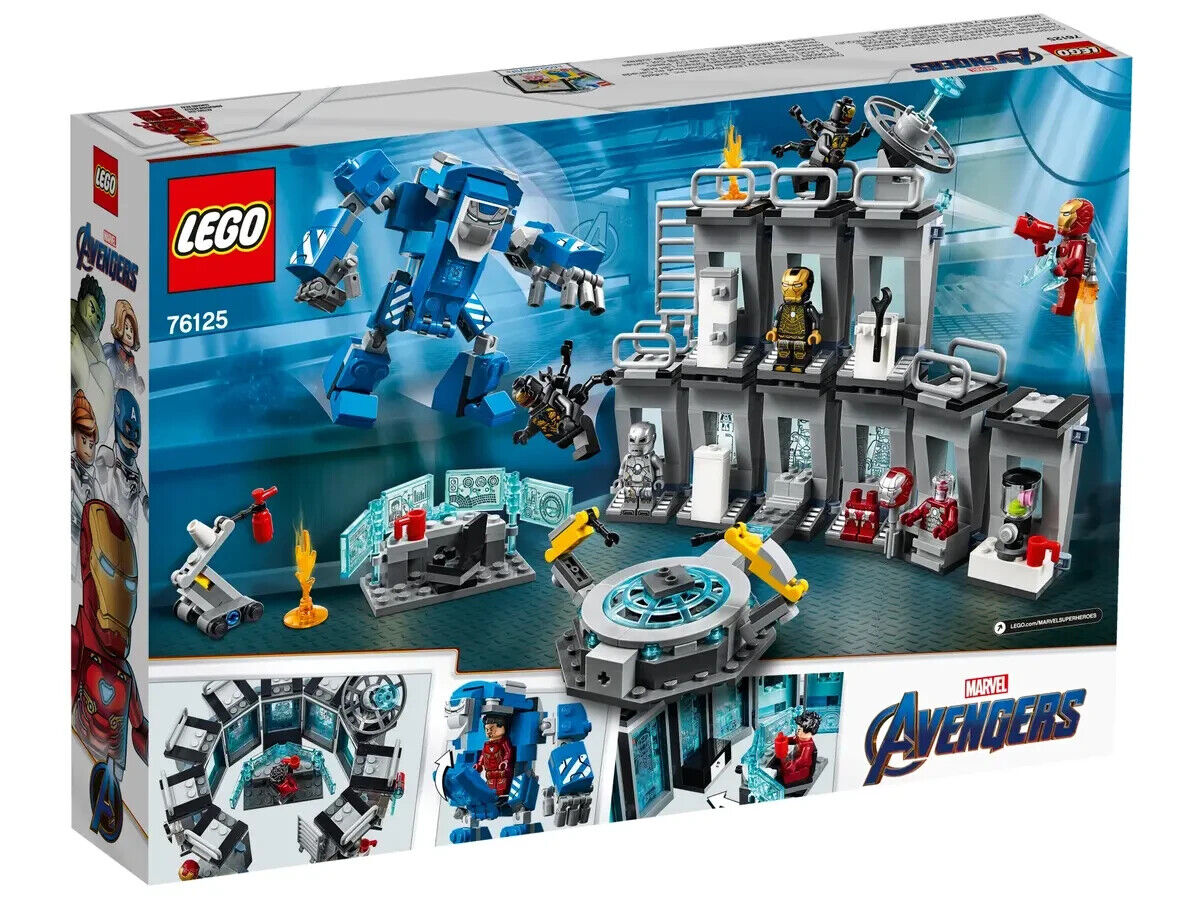 Lego 76125 Avengers Endgame Iron Man Hall of Armour Gallery Image 1
